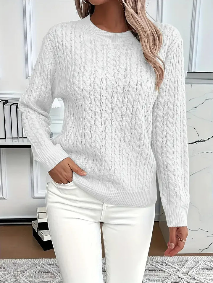 Bernila – Ladies' Cable Knit Jumper