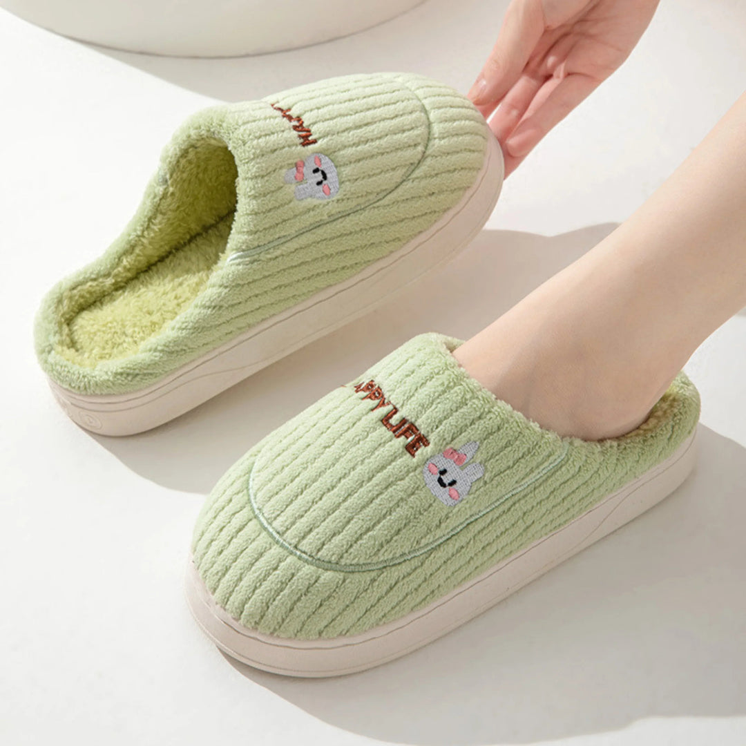 DAMINI™ - Comfy Fluffy Indoor Plush Non-Slip Slippers
