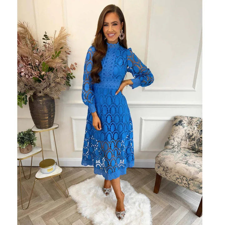 NOA™ – Delicate Lace Midi Dress