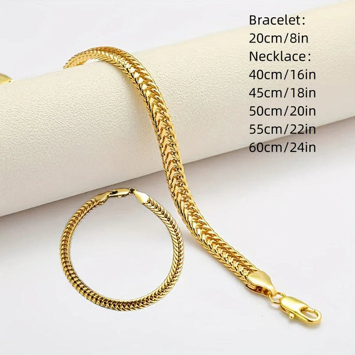 Luxury Fish Tail Necklace & Bracelet Set