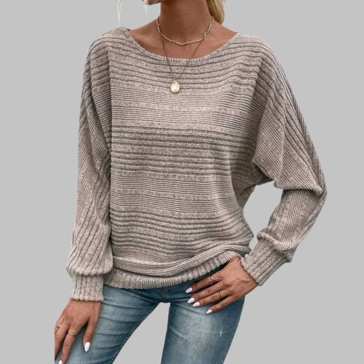 PERLITA™ - Casual Round Neck Long-Sleeve Top