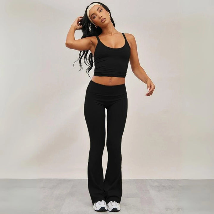 ARIANA™ - Casual Cami Top and Flare Leg Pants Set