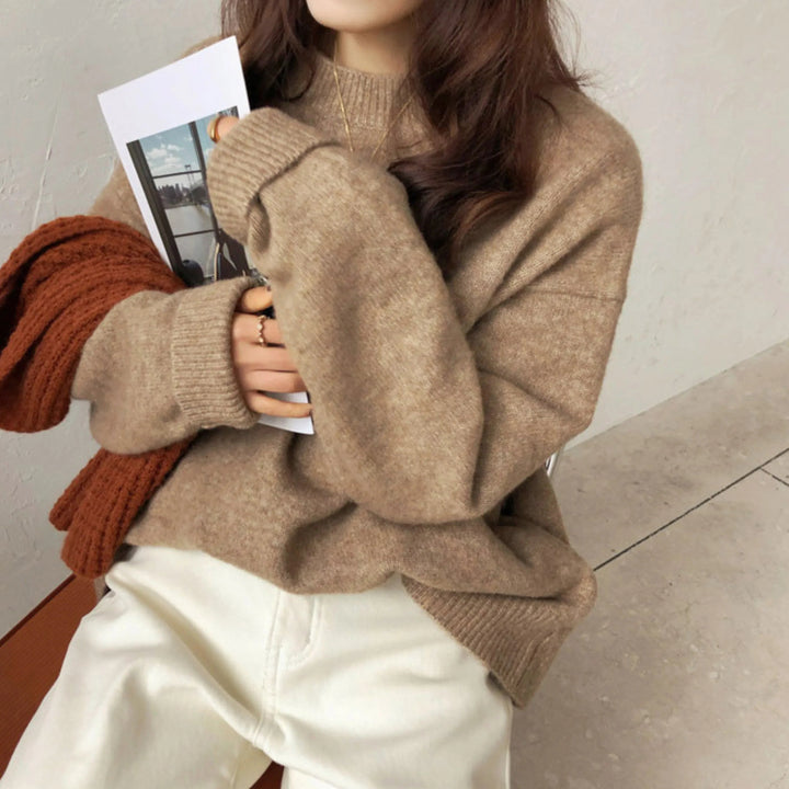 MIOLA™ - Casual Long Sleeve Round Neck Sweater