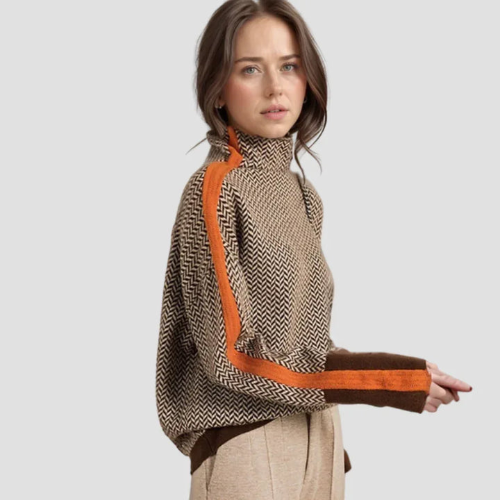 Anita | Elegant cashmere turtleneck sweater