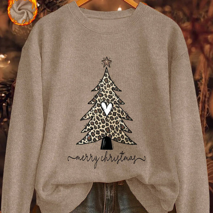 Luna – Fluffy Heart-Button Knit Sweater