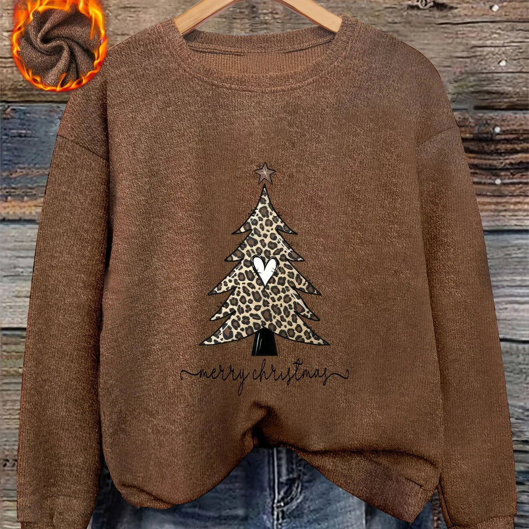 Luna – Fluffy Heart-Button Knit Sweater