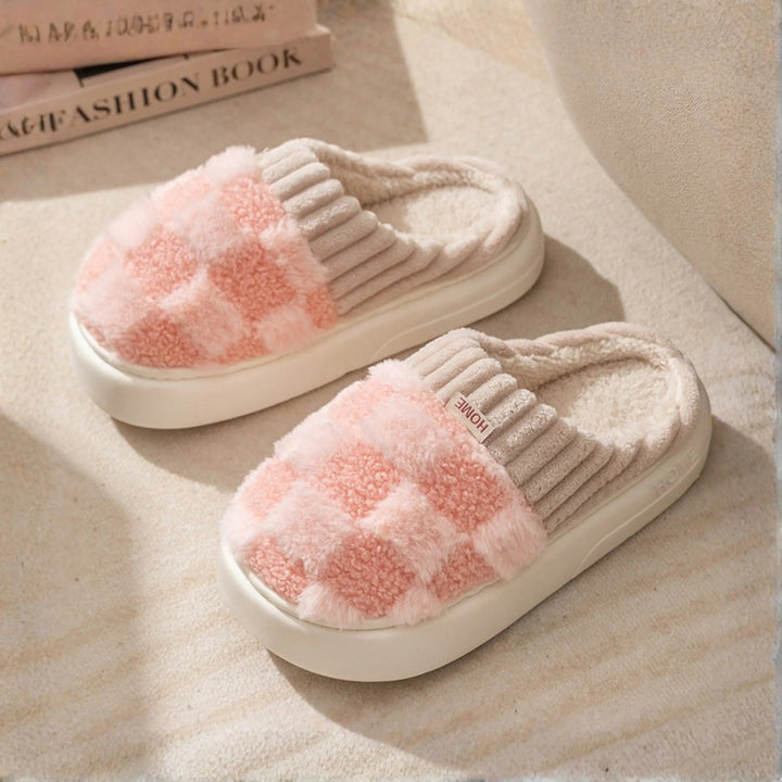 DAMINI™ - Comfy Fluffy Indoor Plush Non-Slip Slippers