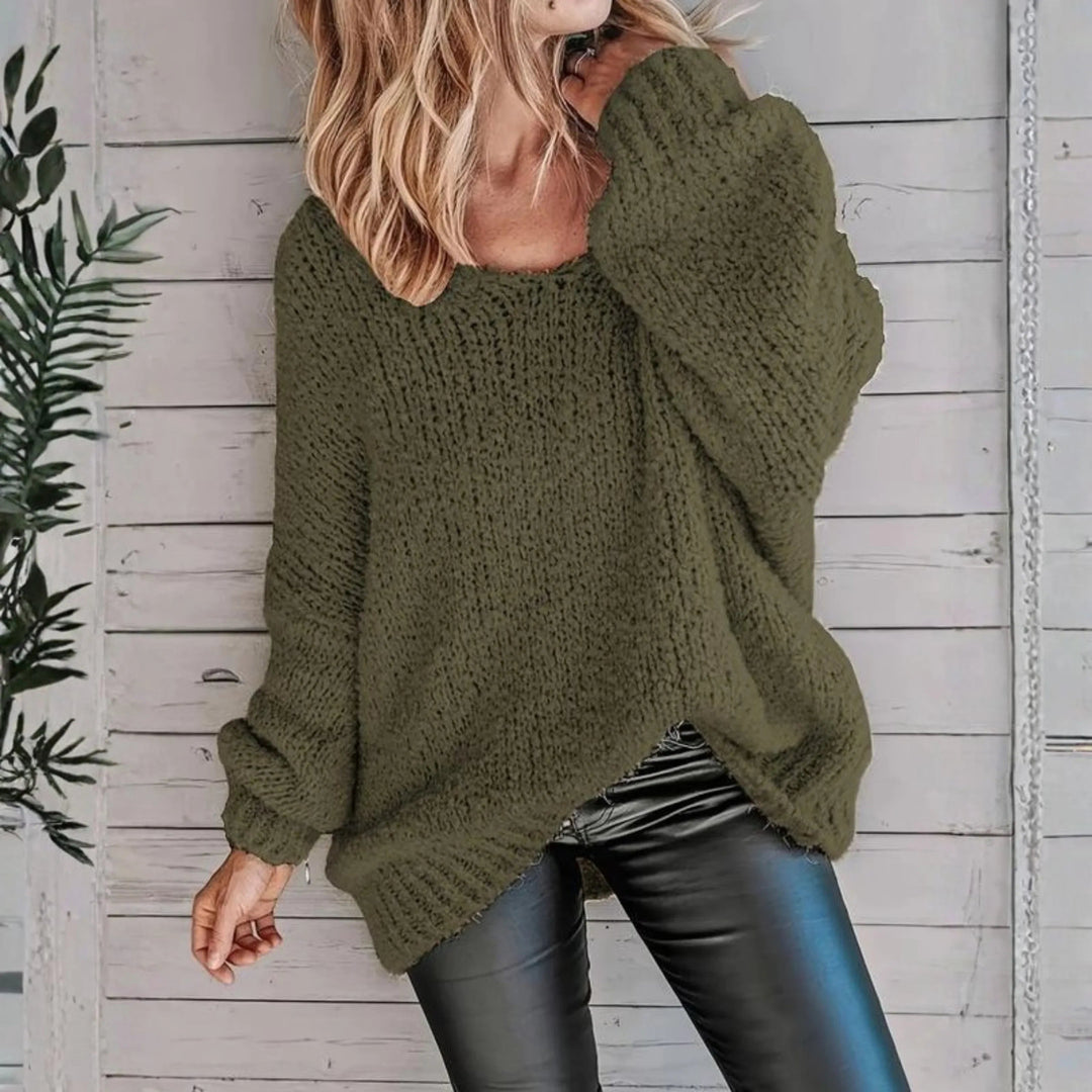 NIVA™ - Casual Long Sleeve Round Neck Sweater