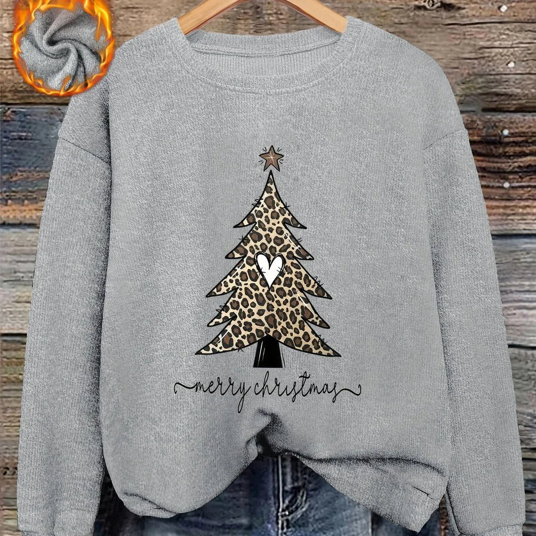 Luna – Fluffy Heart-Button Knit Sweater