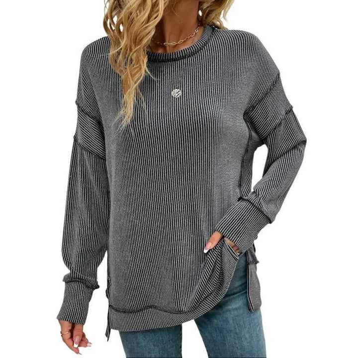 HAIZEY™ - Cozy Ribbed Oversized Sweatshirt