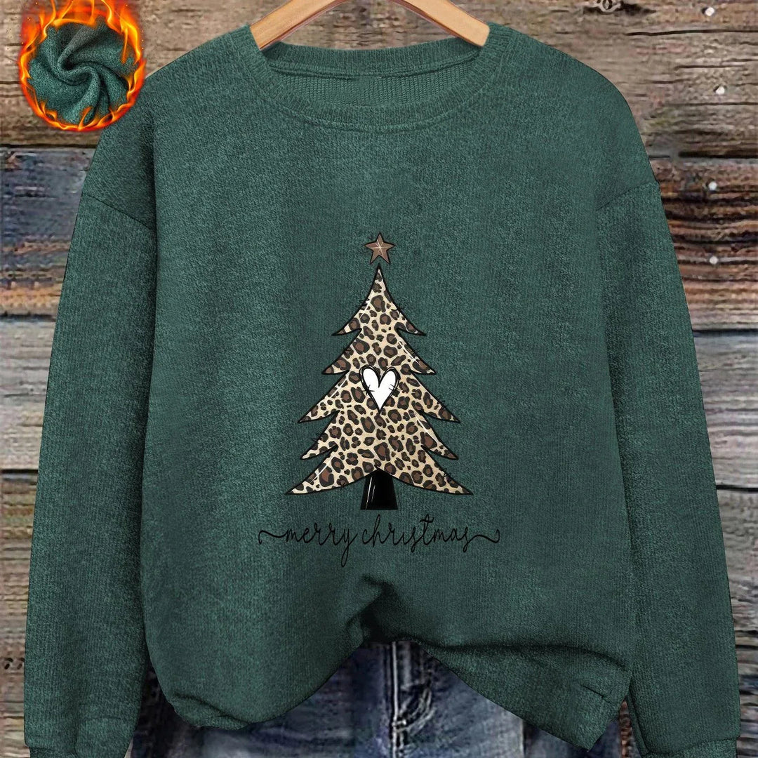 Luna – Fluffy Heart-Button Knit Sweater