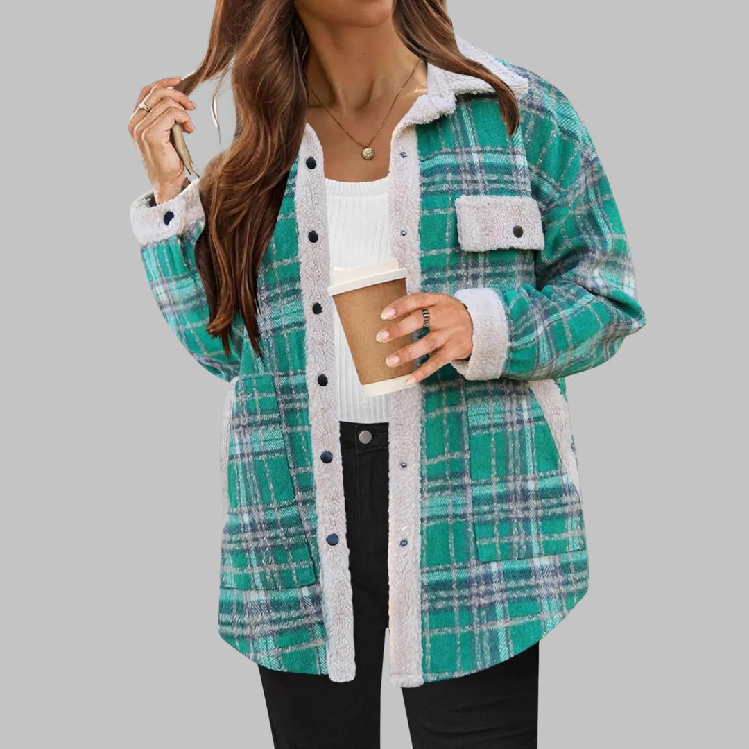 ZENY™ - Classic Long Sleeve Button Down Jacket