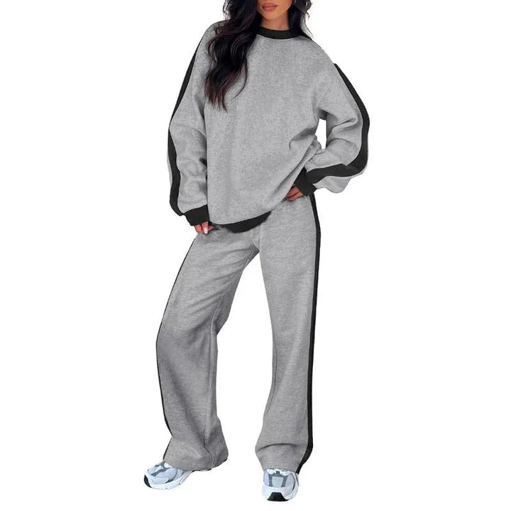 SANDI™ - Comfortable 2-Piece Lounge Set Sweatshirt & Straight Leg Pants