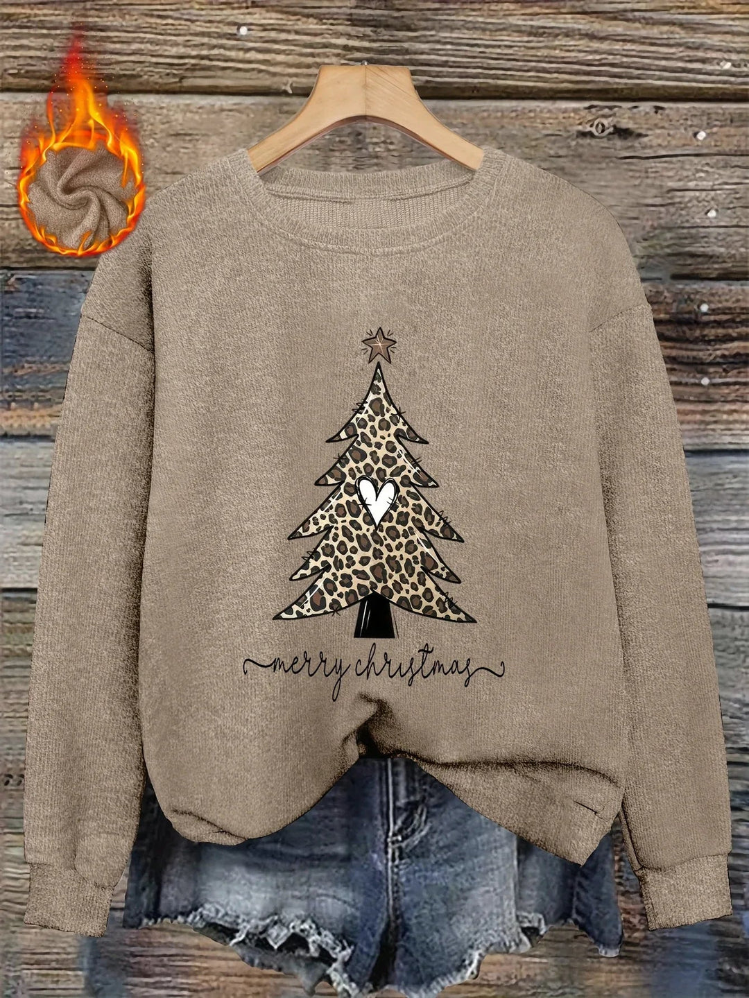 Luna – Fluffy Heart-Button Knit Sweater