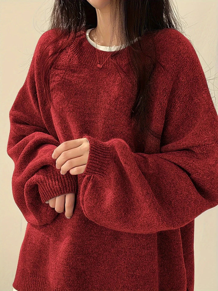 Lumi – Soft Knit Crew Neck Sweater