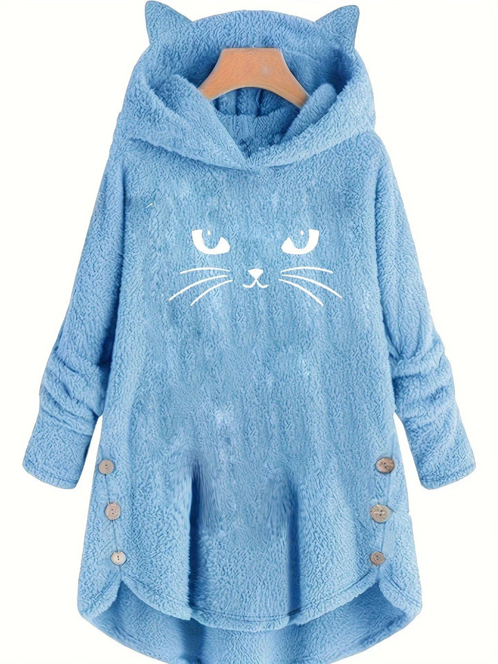 Kira – Cozy Cat Hoodie