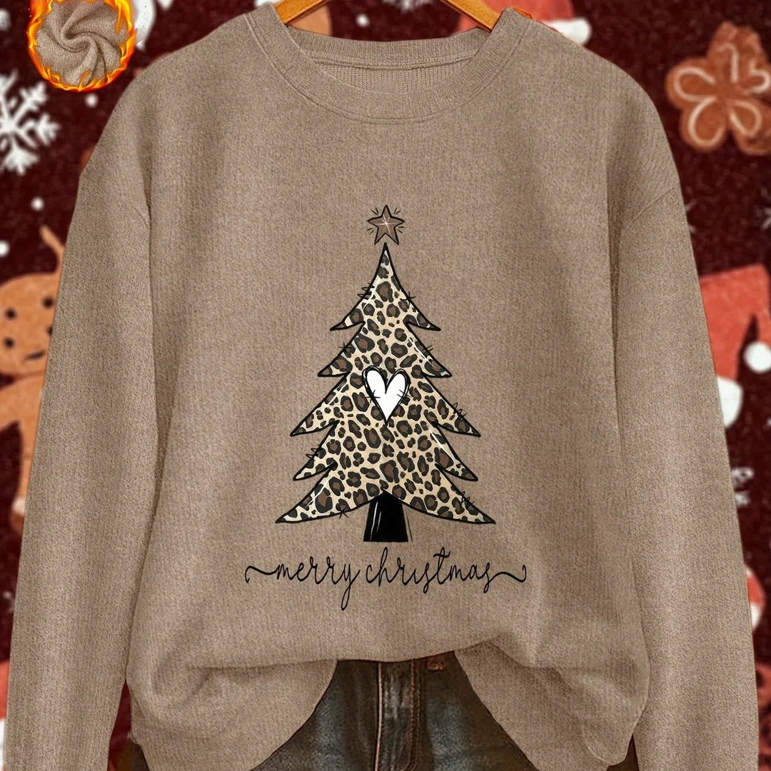 Luna – Fluffy Heart-Button Knit Sweater