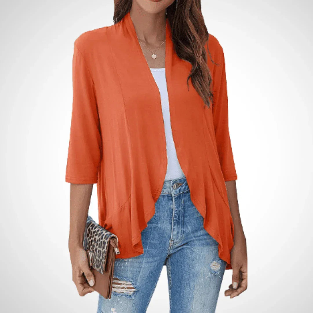 MIRIKIT™ – Casual Summer Open Front Cover-Up Cardigan