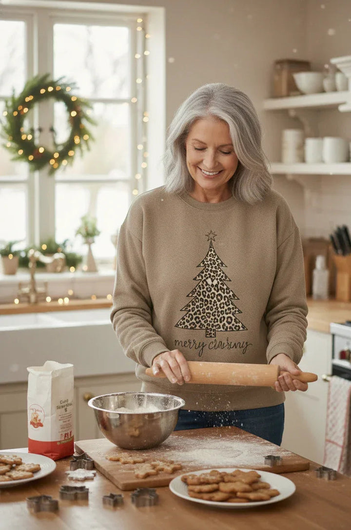 Luna – Fluffy Heart-Button Knit Sweater