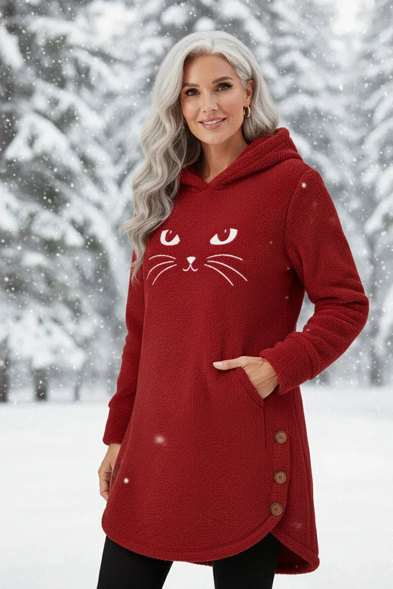 Kira – Cozy Cat Hoodie