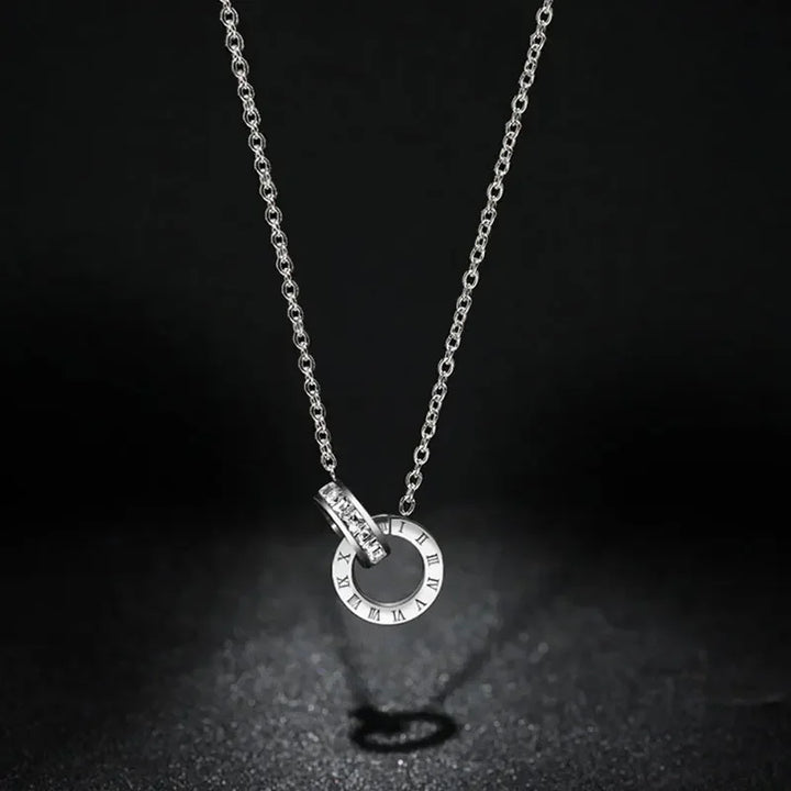 CYNTHIA™ – Roman Numeral Charm Necklace