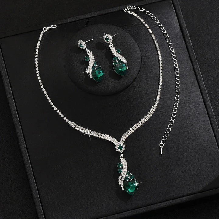 Premium Zirconia Jewellery Set