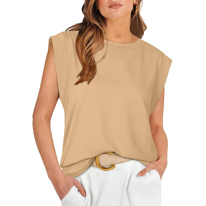 RAYANU™ – Lightweight Everyday Summer Cap Sleeve Top