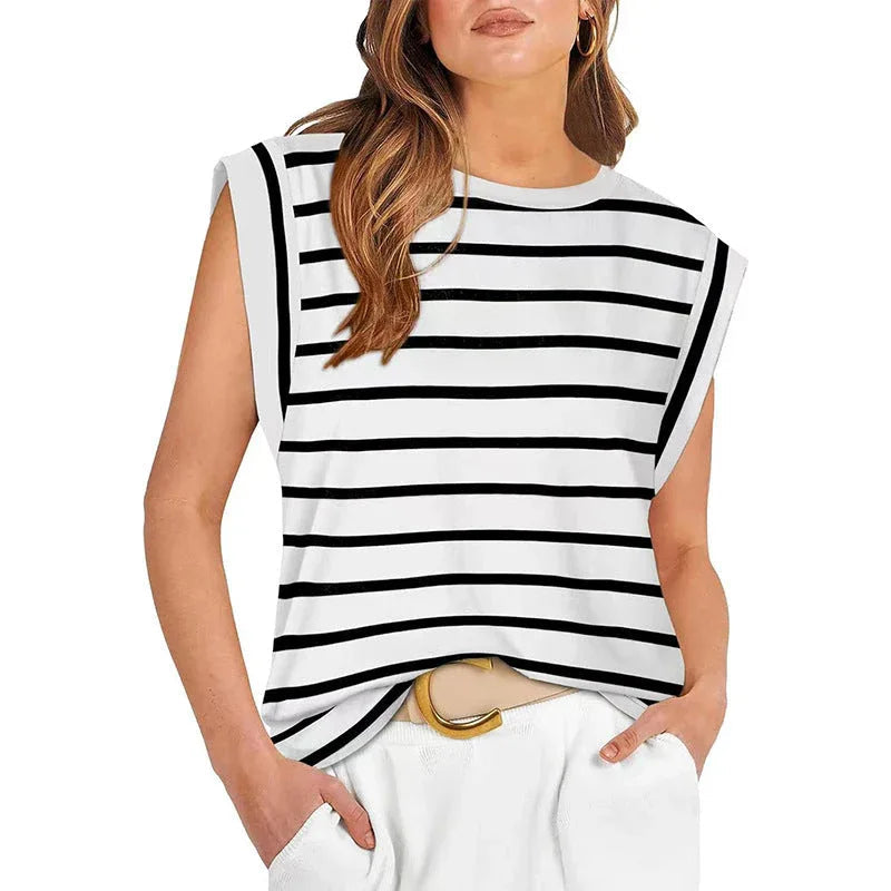 RAYANU™ – Lightweight Everyday Summer Cap Sleeve Top