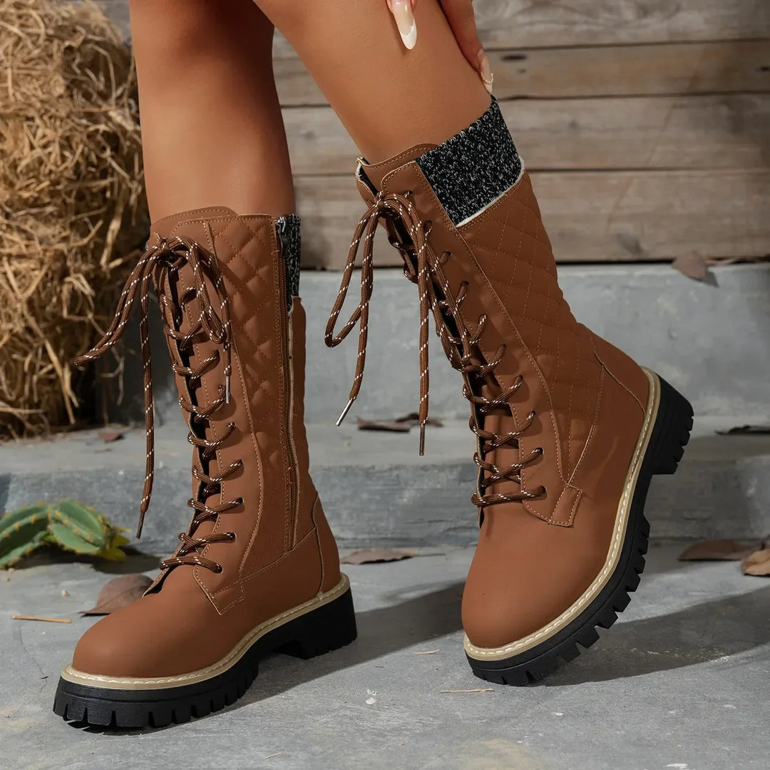 Ariana - Cosy Faux Fur-Lined Winter Boots