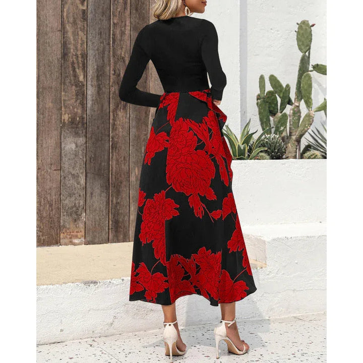 SADIE™ – Floral Charm Sleeveless Midi Dress
