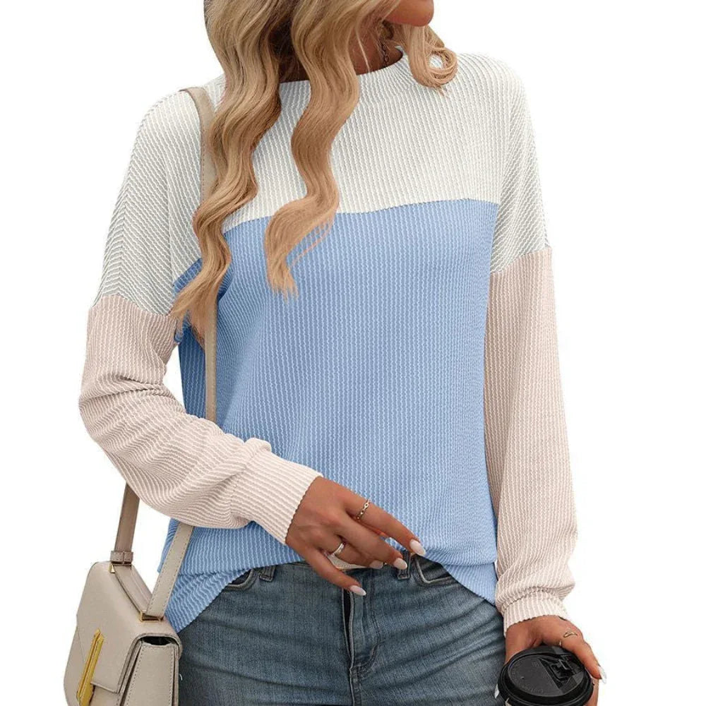 ALYSSA™ - Comfy Crewneck Long Sleeve Sweatshirt