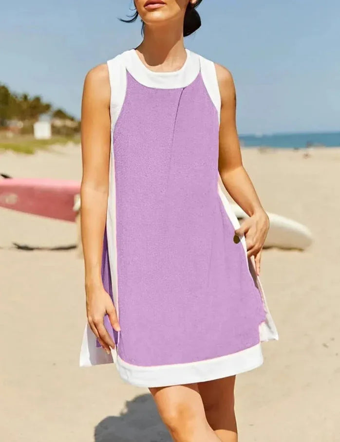 QUEENEE™ – Chic Sleeveless Pullover and Shorts Lounge Set