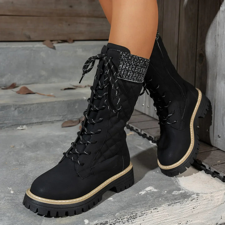 Ariana - Cosy Faux Fur-Lined Winter Boots