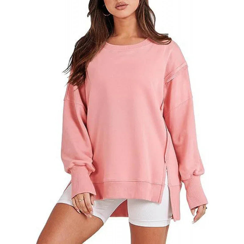 DAMIT™ - Casual Oversized Long Sleeve Crewneck Sweatshirt