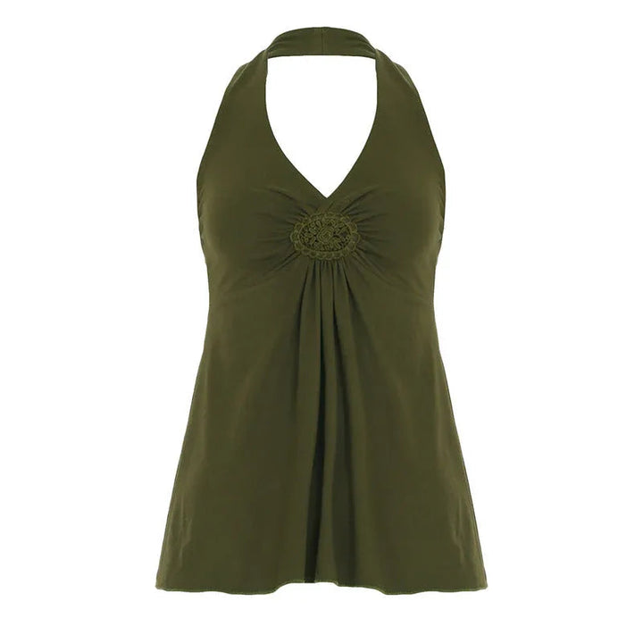 ELSATI™ – Casual Basic Halter Tank Top