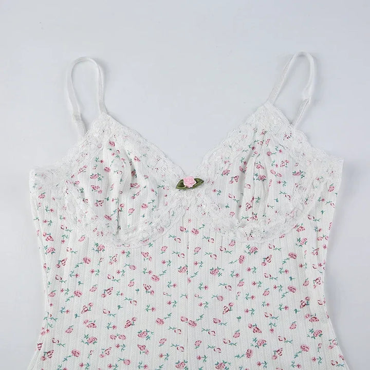 JOY™ – Dreamy Floral Sleeveless Bodysuit