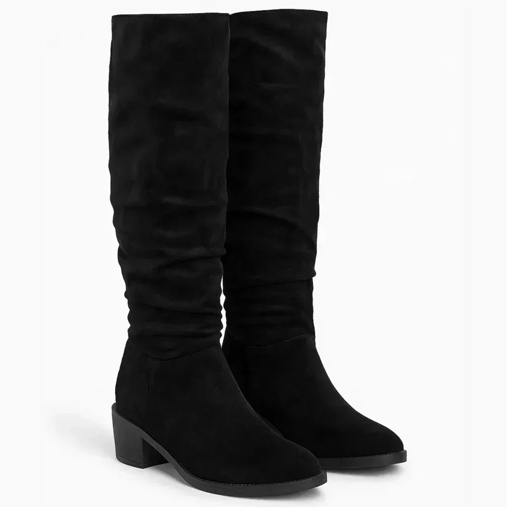 VELVÉNA™ | HIGH SUEDE BOOTS