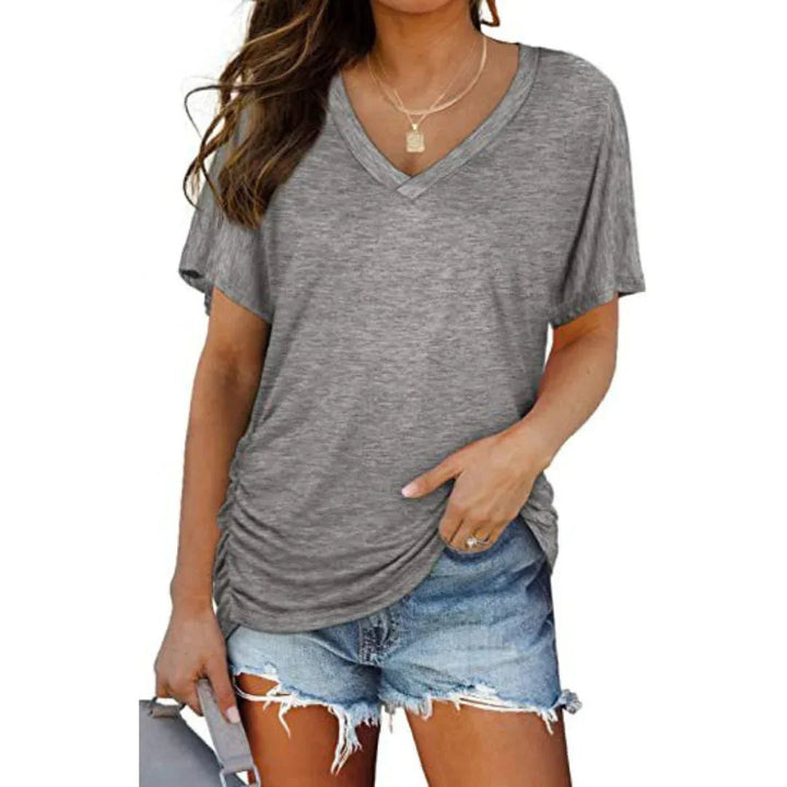 EILY™ - Classic V-Neck Loose Fit Shirt