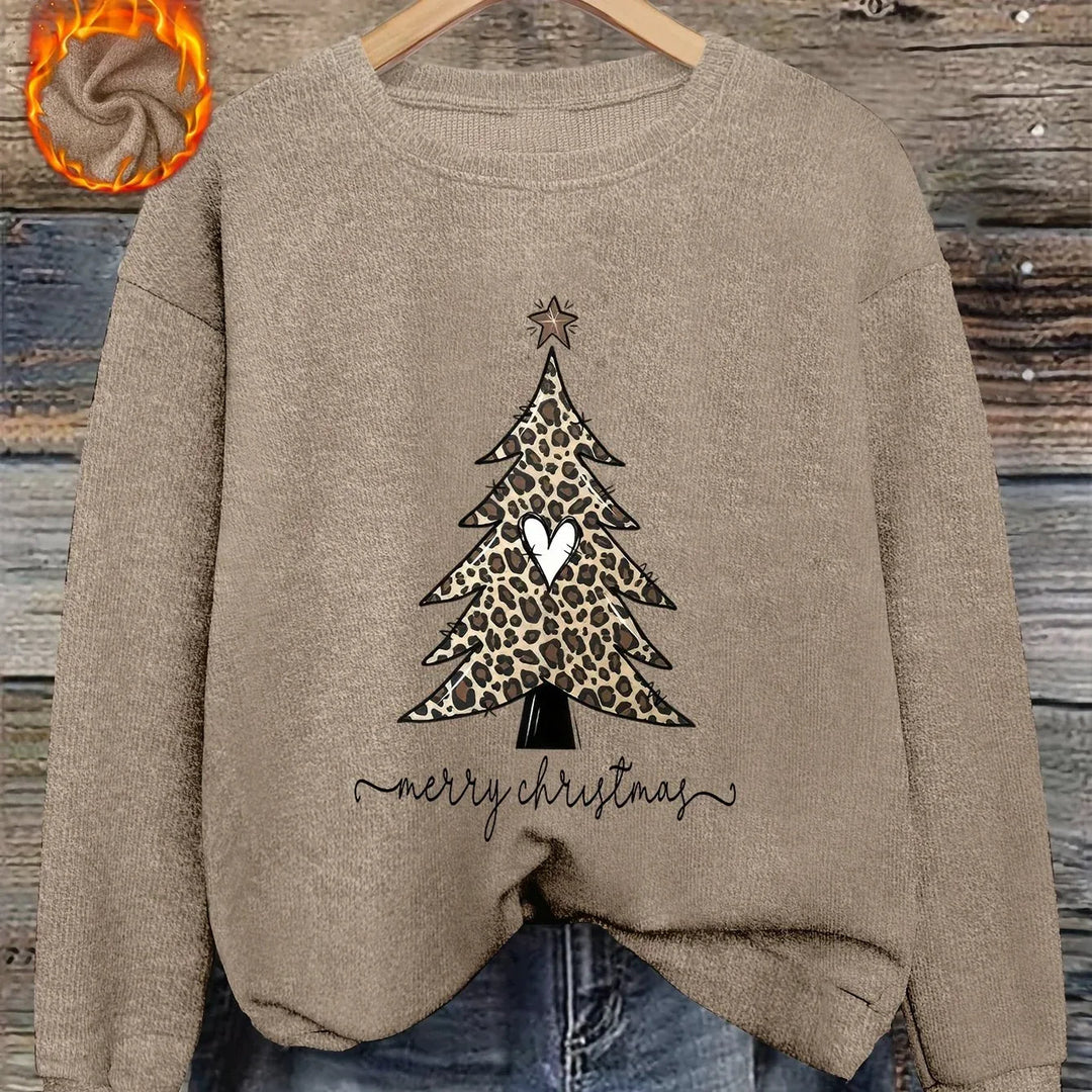 Luna – Fluffy Heart-Button Knit Sweater