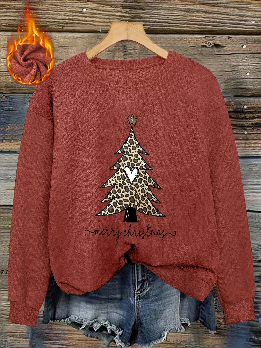 Luna – Fluffy Heart-Button Knit Sweater