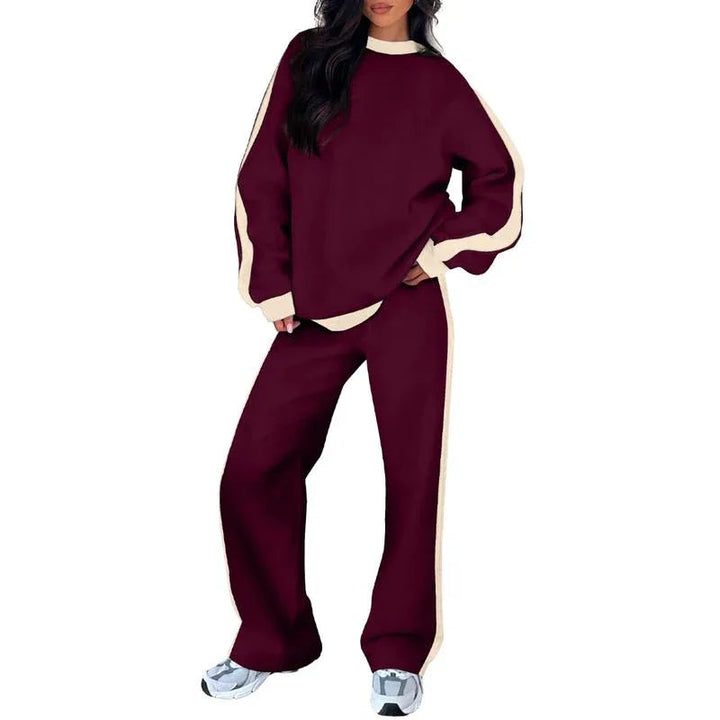 SANDI™ - Comfortable 2-Piece Lounge Set Sweatshirt & Straight Leg Pants