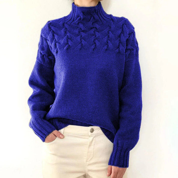Elena | Warm Knitted Turtleneck Pullover