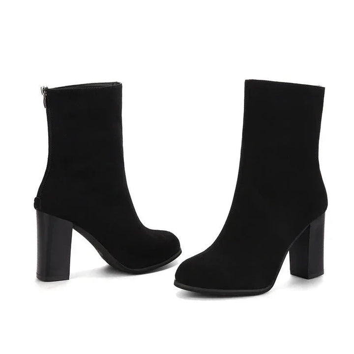 Catalina | Brown High-Heel Boots