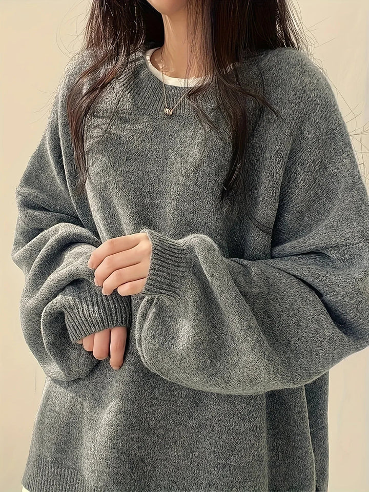 Lumi – Soft Knit Crew Neck Sweater