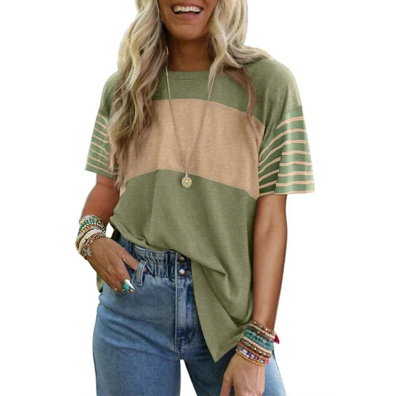 LENIX™ – Everyday Breathable Stripe Crewneck