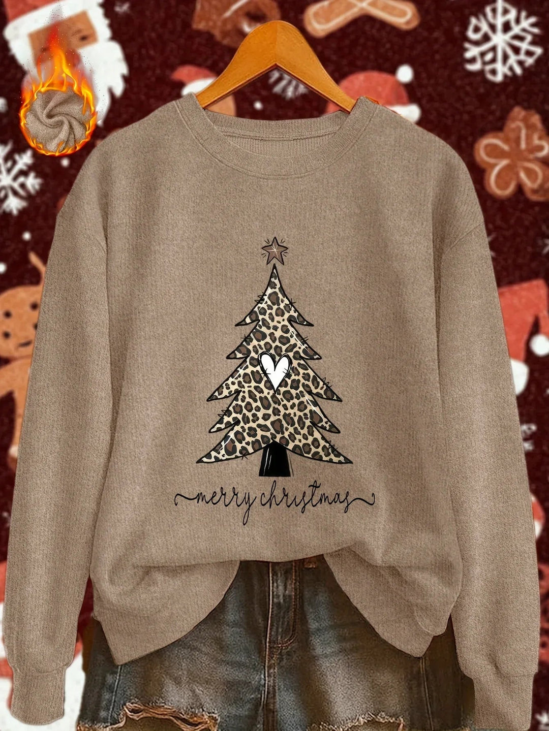 Luna – Fluffy Heart-Button Knit Sweater