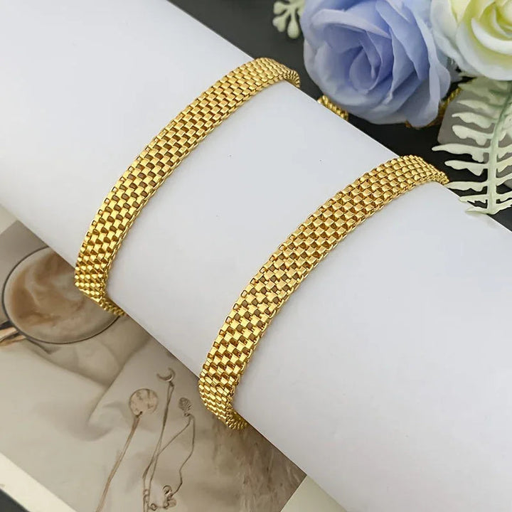 Refined Long Necklace, Bracelet & Earrings Set