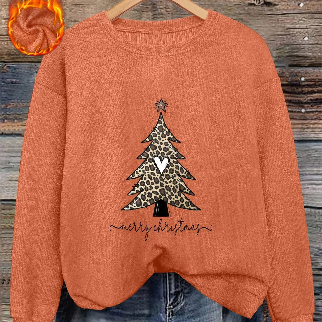 Luna – Fluffy Heart-Button Knit Sweater