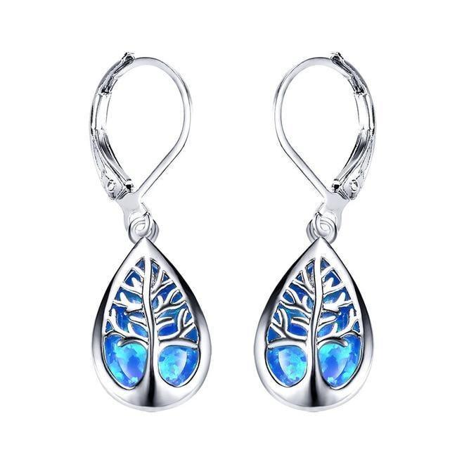 Tree of Life Gold Earrings