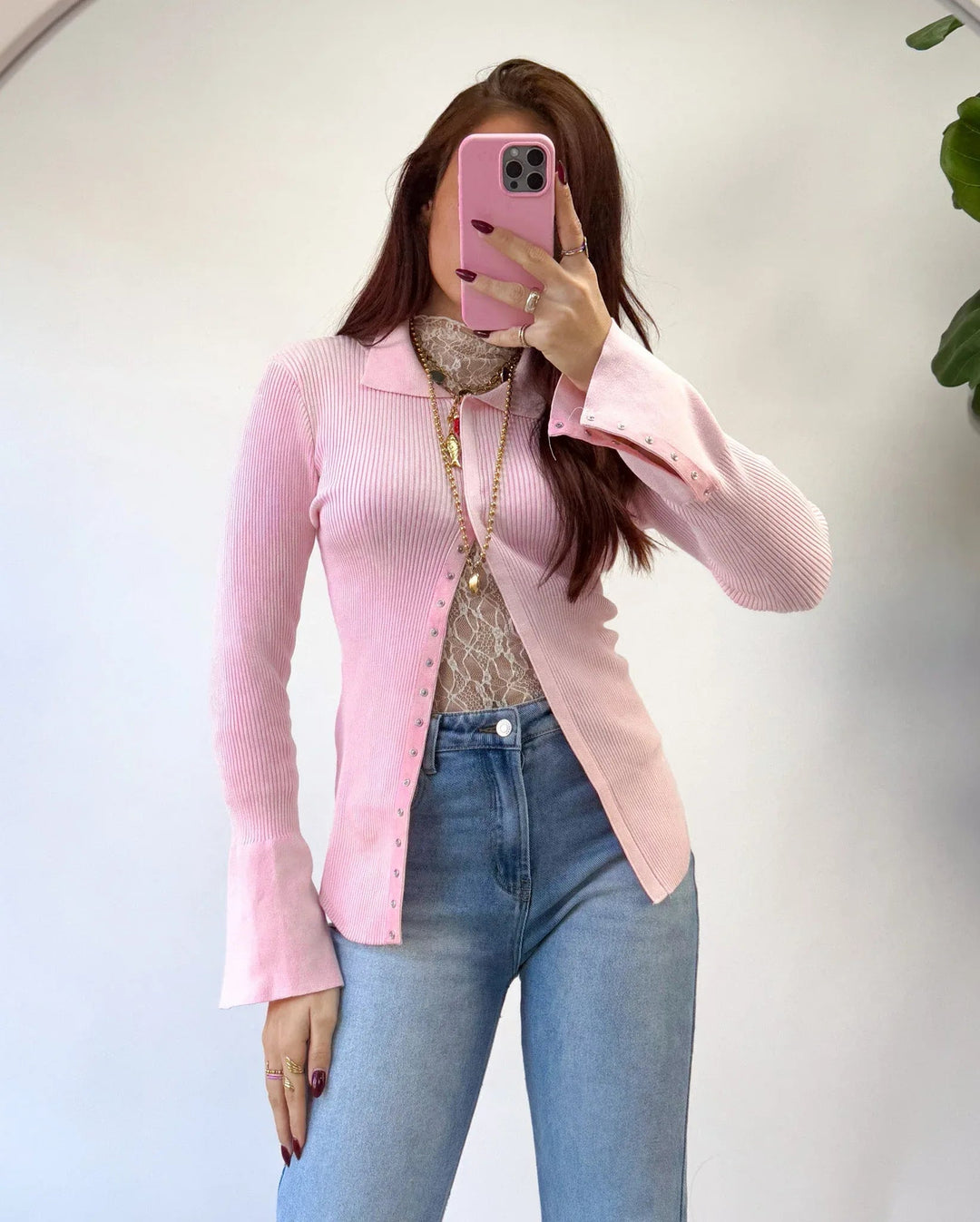 Sophia Vest Pink